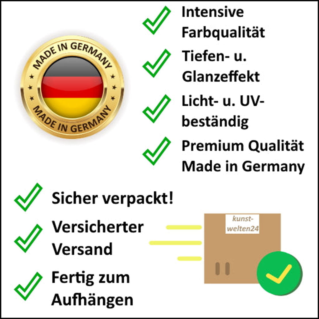 Abstrakt schönes Pferd Acrylglasbild Wandbild Bild Wanddeko Wohnzimmer XL