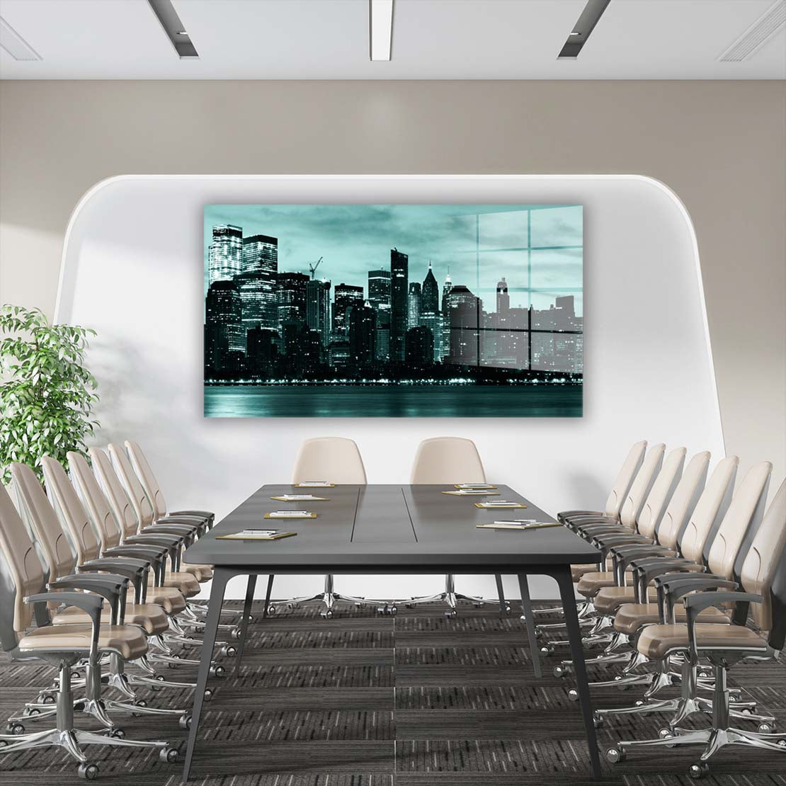 USA Beautiful Manhattan Skyline Acrylglasbild Wandbild Bild Wanddeko XL NY