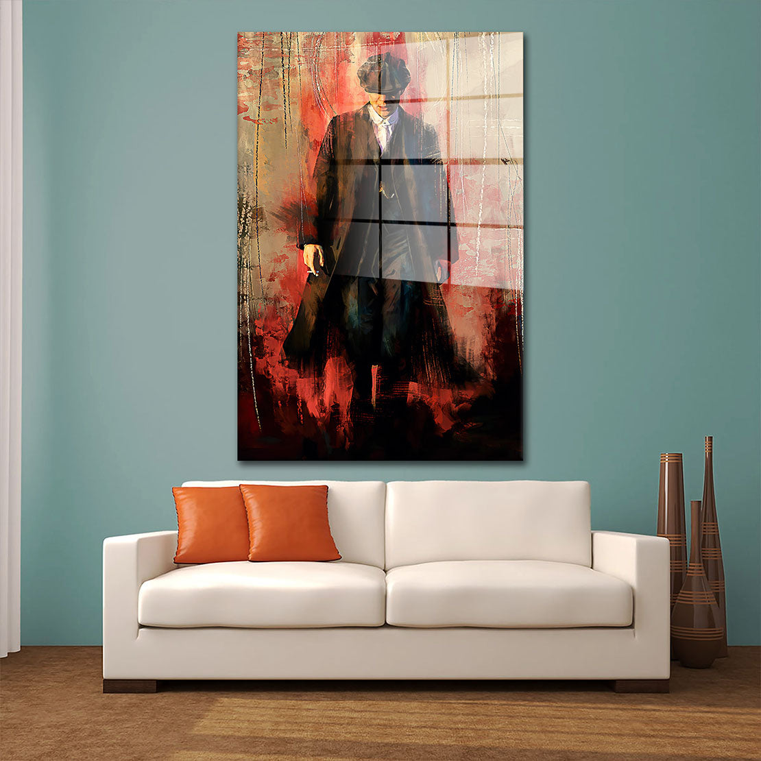 Blinders Abstract Film Kunst Acrylglasbild Wandbild Bild Wanddeko Wohnzimmer XL