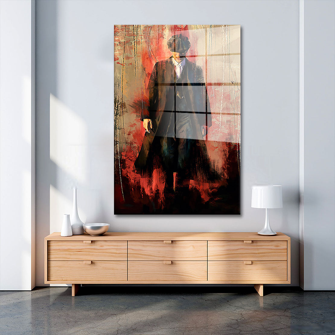 Blinders Abstract Film Kunst Acrylglasbild Wandbild Bild Wanddeko Wohnzimmer XL