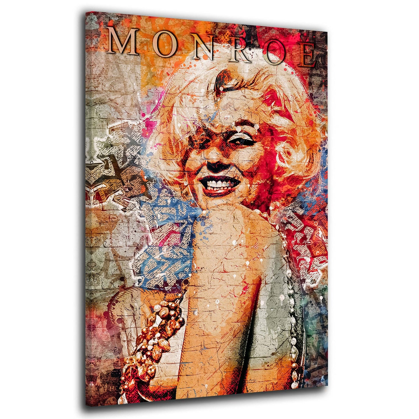Ikone Wonderful Street Art Wandbild Leinwandbild Kunstdruck XL Wanddeko
