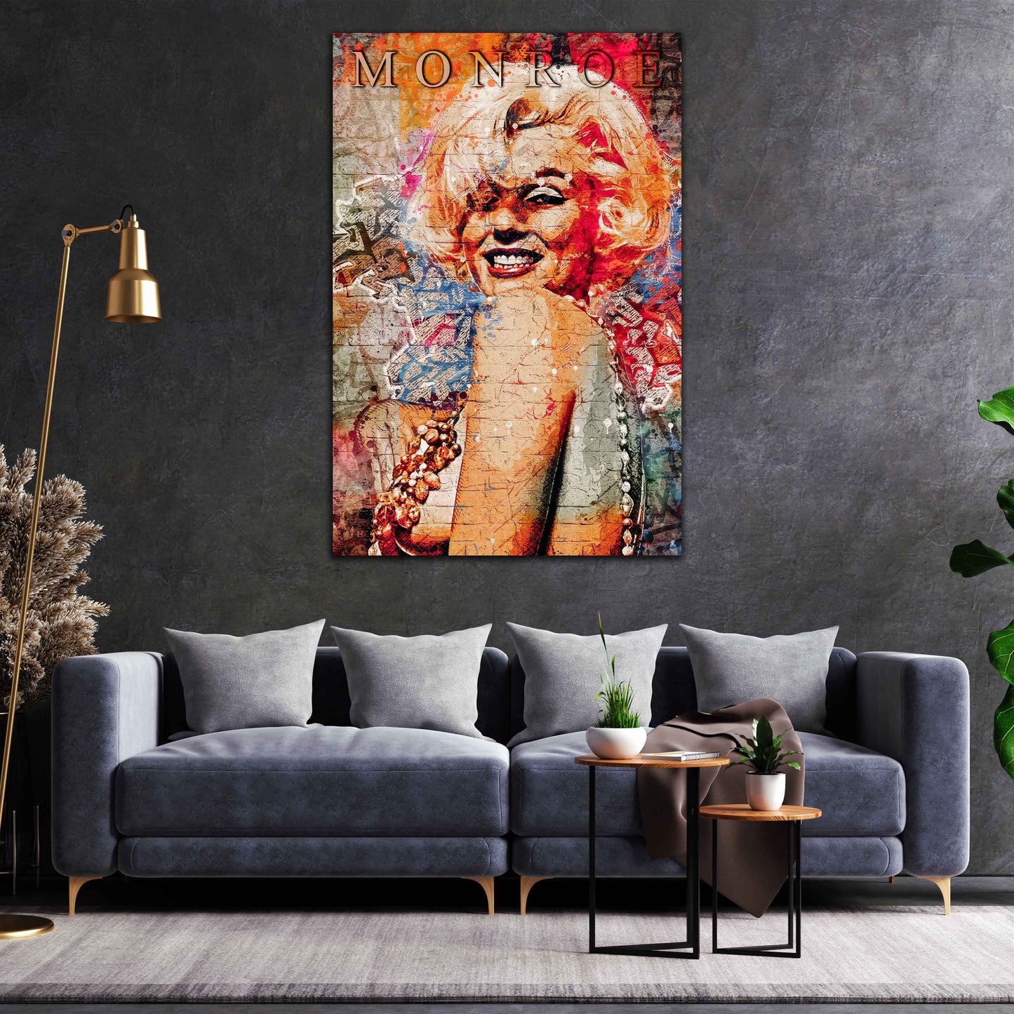Ikone Wonderful Street Art Wandbild Leinwandbild Kunstdruck XL Wanddeko