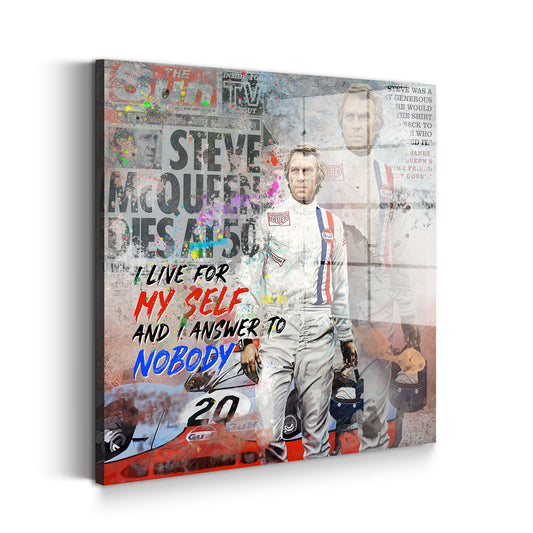 McQueen Legacy Acrylglasbild Wandbild Bild Wanddeko Wohnzimmer XL