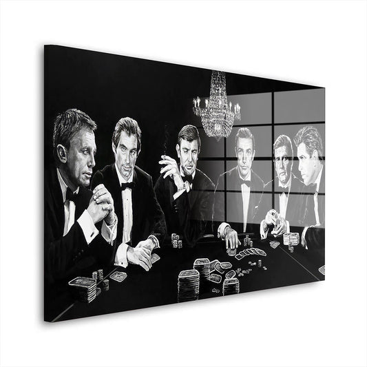 Modern Bond Family Style Kunst Acrylglasbild Wandbild Bild Wanddeko Wohnzimmer XL