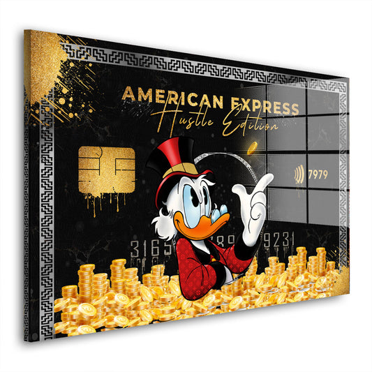 Pop Art Kunst Duck Success Card Acrylglasbild Wandbild Bild Wanddeko Wohnzimmer XL