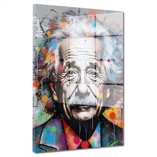 Popstar der Astrophysik Acrylglasbild Wandbild Bild Wanddeko Wohnzimmer XL