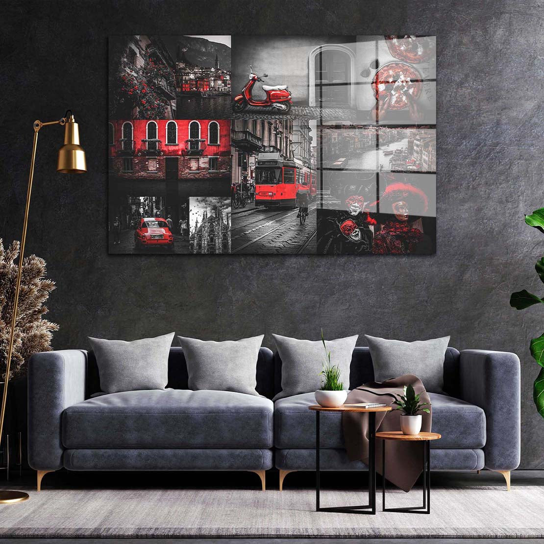 Stadt Rom Venedig Italien Acrylglasbild Wandbild Bild Wanddeko Wohnzimmer XL