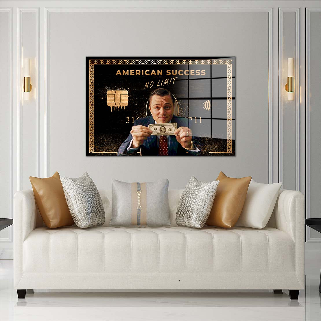 Success Karte No Limit Acrylglasbild Wandbild Bild Wanddeko Wohnzimmer XL