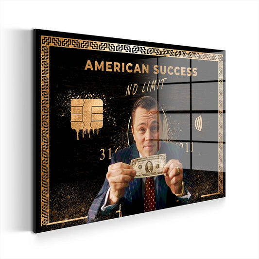 Success Karte No Limit Acrylglasbild Wandbild Bild Wanddeko Wohnzimmer XL