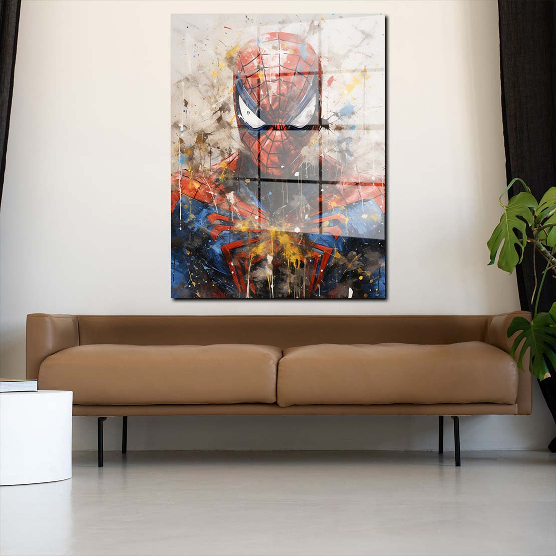 The Spider Colour Acrylglasbild Wandbild Bild Wanddeko Wohnzimmer XL