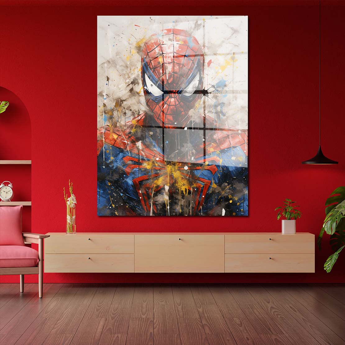 The Spider Colour Acrylglasbild Wandbild Bild Wanddeko Wohnzimmer XL