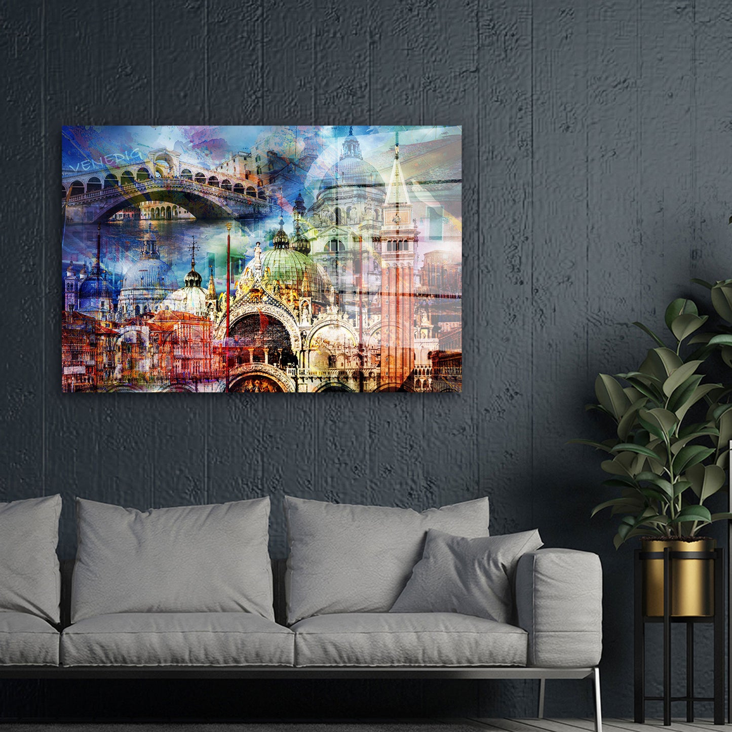 Venedig Wahrzeichen Acrylglas Wandbild Bild Wanddeko