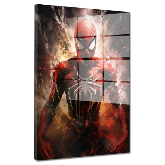 Beautiful Spider Man Comic Film Acrylglasbild Wandbild Bild Wanddeko Wohnzimmer XL