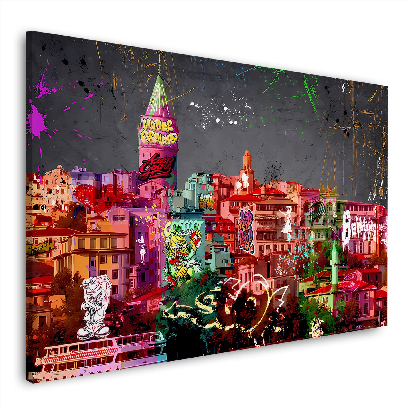 Exklusive Leinwandbilder von ARTEDinoi – Moderne & urbane Kunst für Wohnzimmer, Schlafzimmer & Büro.