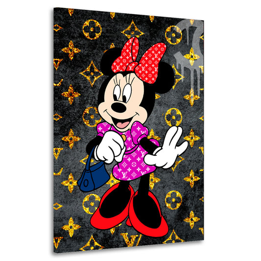 Mouse Pop Art Style Wandbild Leinwandbild Kunstdruck XL Wanddeko