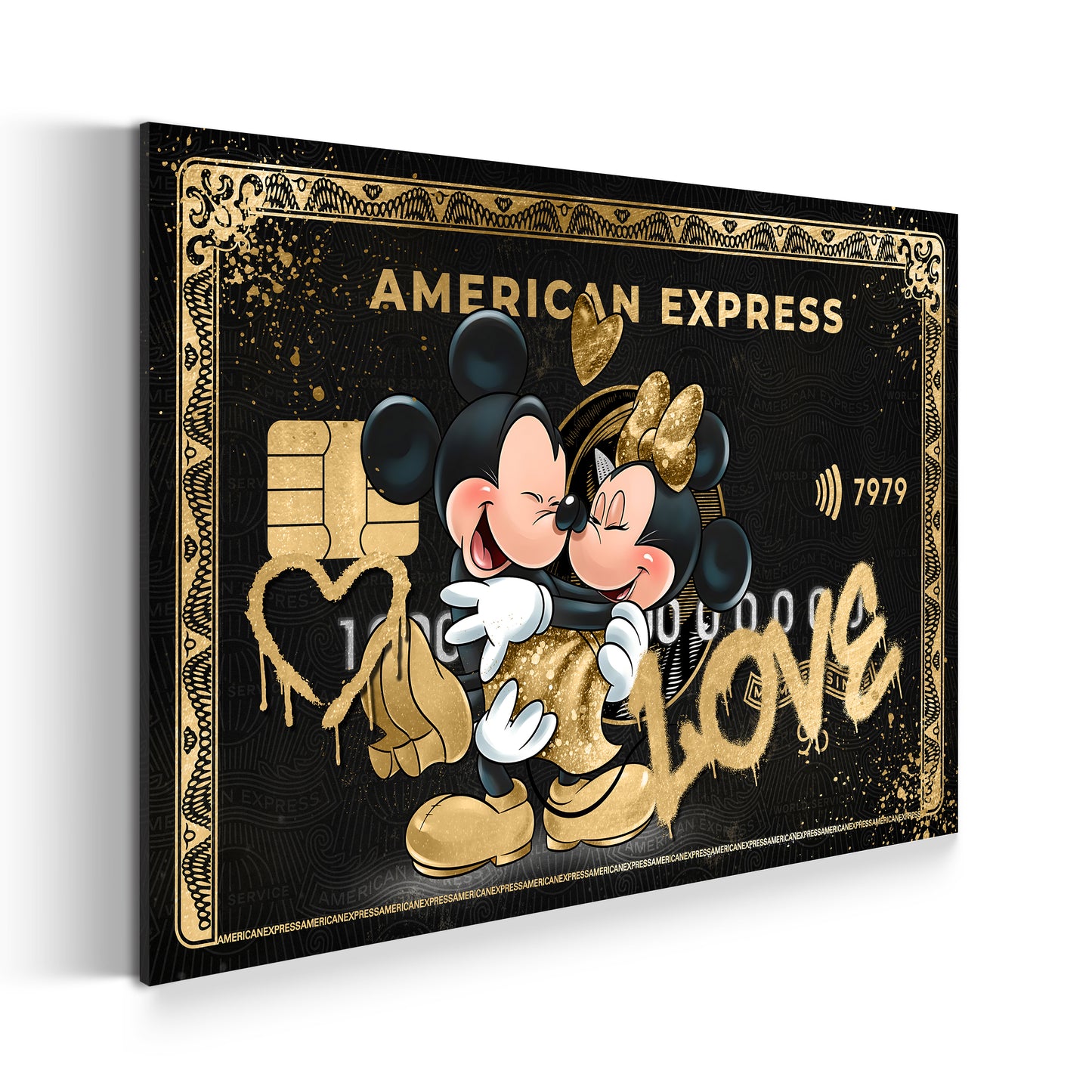 Love Comic Pop Art Karte Wandbild Leinwandbild Kunstdruck XL Wanddeko