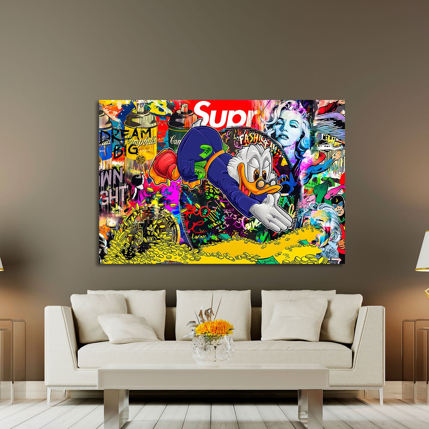 Exklusive Leinwandbilder von ARTEDinoi – Moderne & urbane Kunst für Wohnzimmer, Schlafzimmer & Büro.