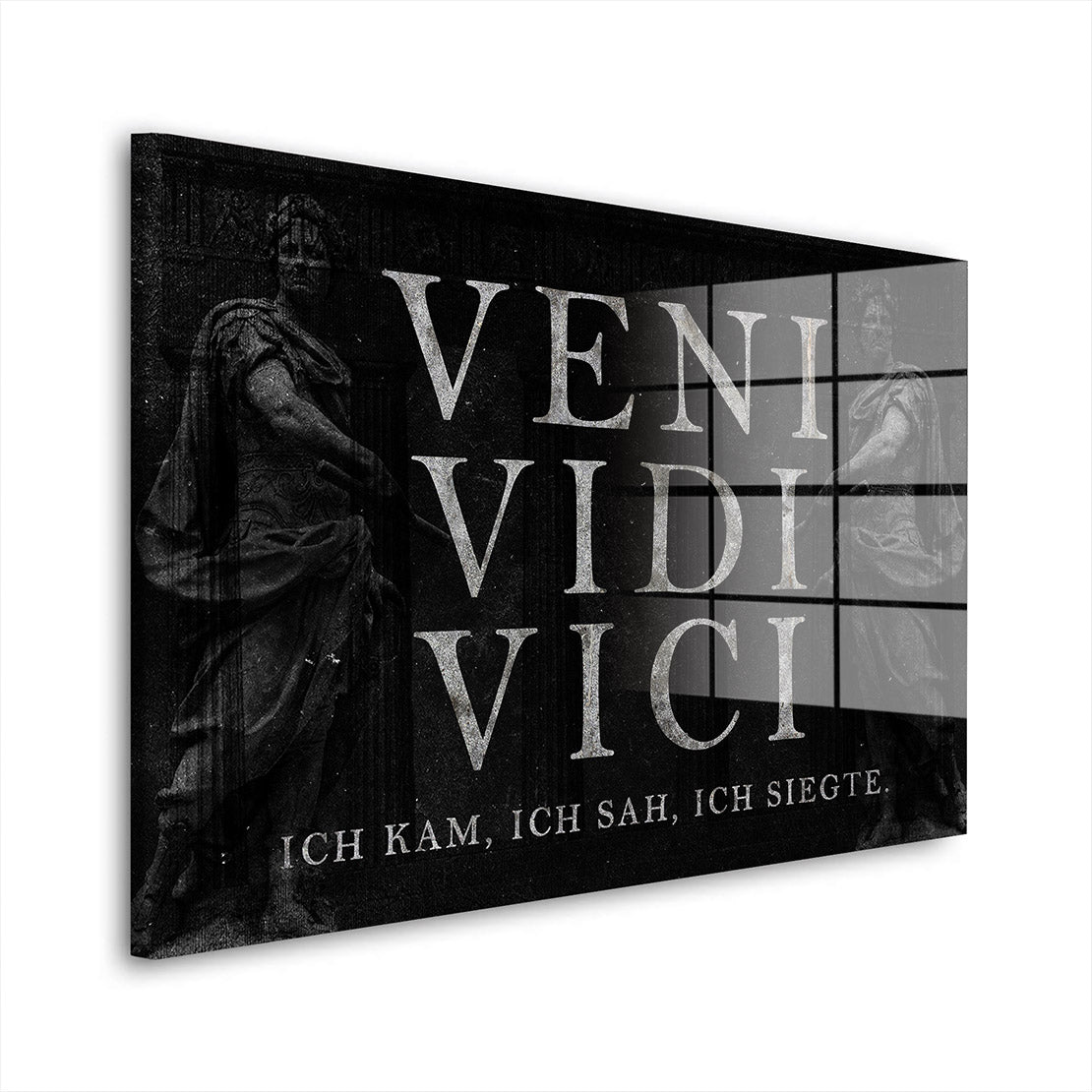 Veni Vidi Vici Acrylglasbild Wandbild Bild Wanddeko Wohnzimmer XL