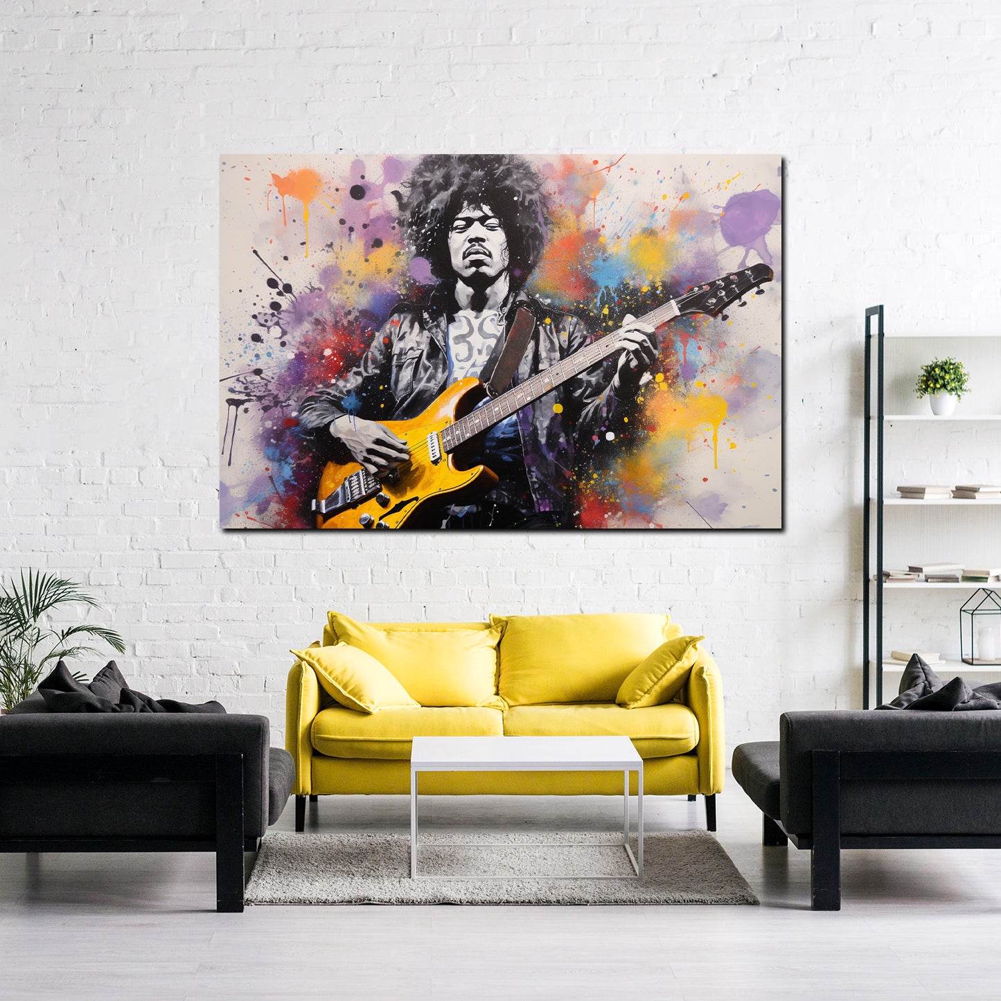 Abstrakt Music Legacy Wandbild Leinwandbild Kunstdruck XL Wanddeko