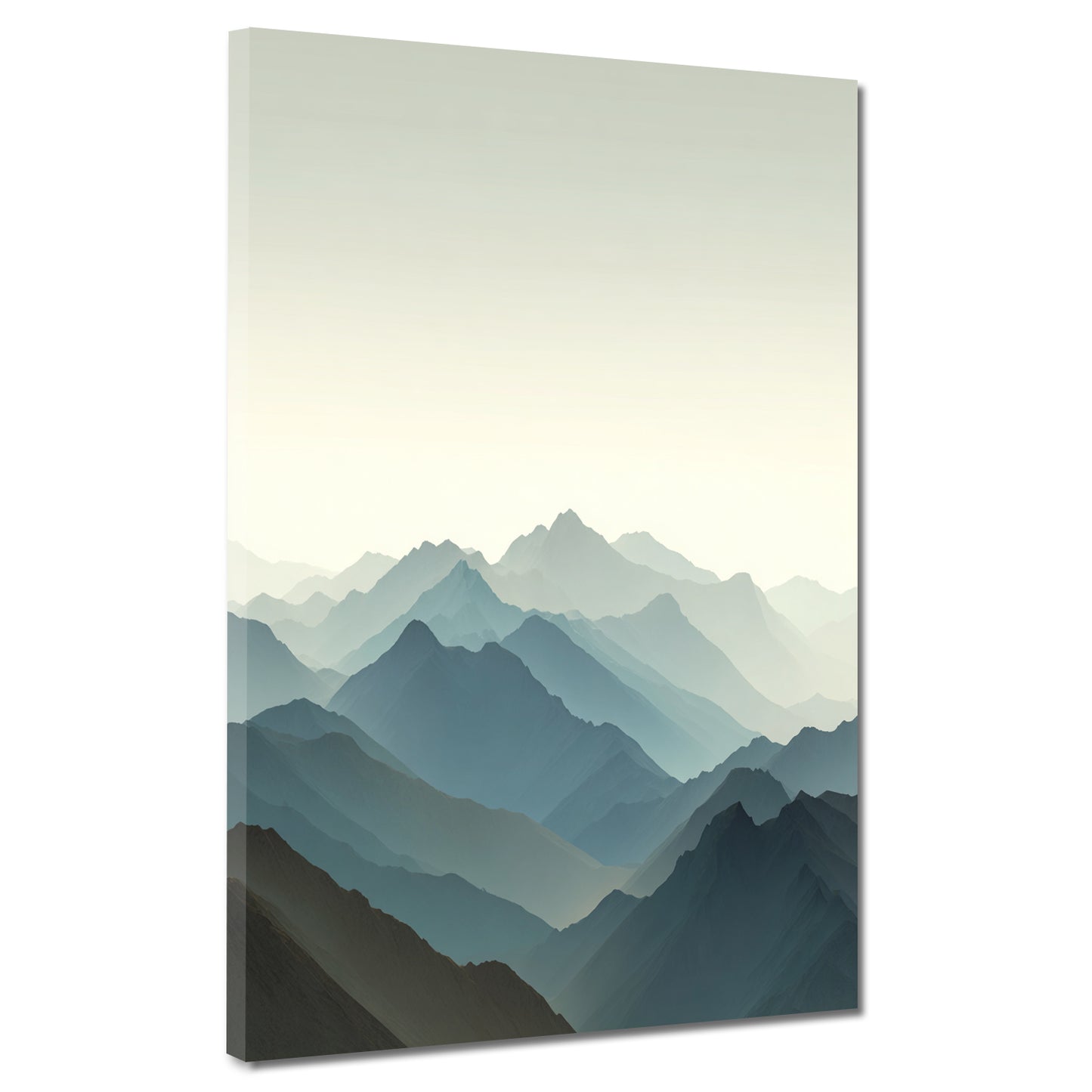 Minimalismus Berglandschaft Leinwandbild Wandbild Kunstdruck XL Wanddeko