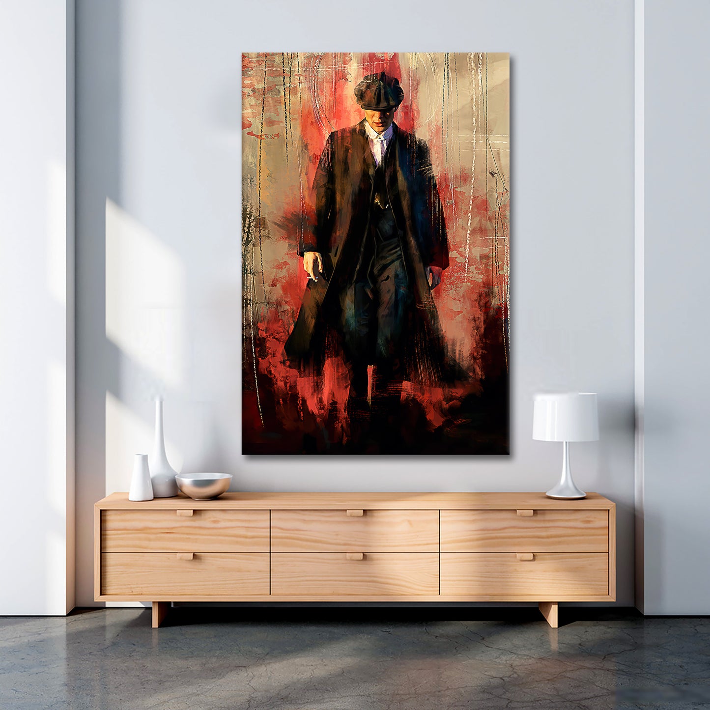 Birmingham Abstract Style Kunst Wandbild Leinwandbild Kunstdruck XL Wanddeko