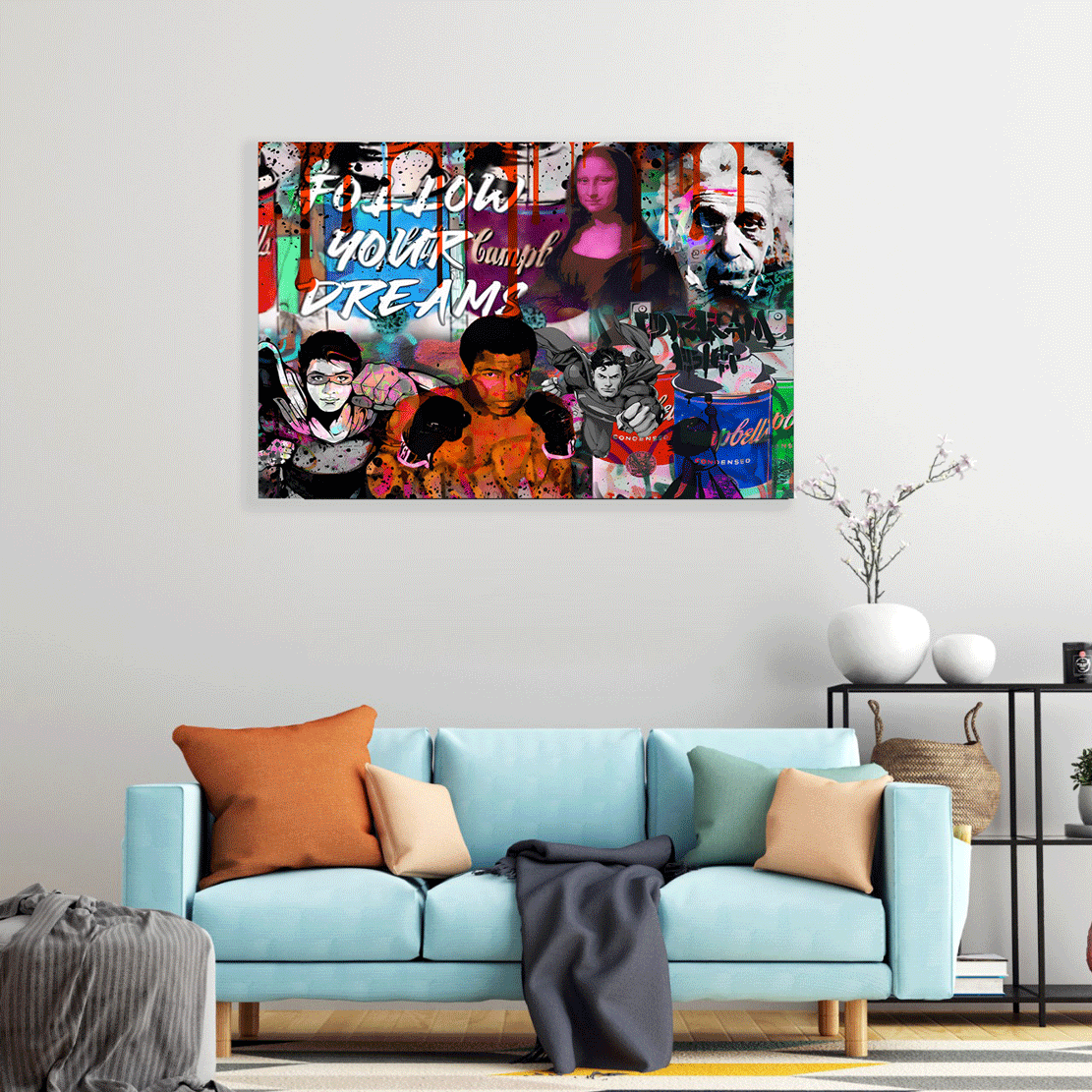 Exklusive Leinwandbilder von ARTEDinoi – Moderne & urbane Kunst für Wohnzimmer, Schlafzimmer & Büro.