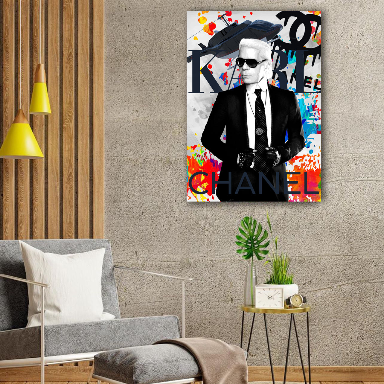 Mode Pop Art Style Wandbild Leinwandbild Kunstdruck XL Wanddeko