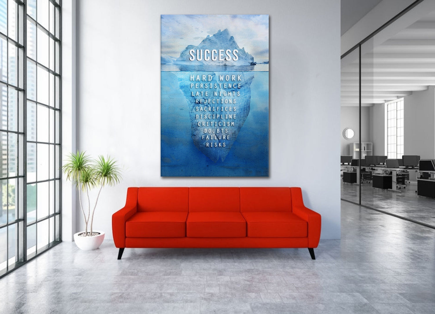 Motivation Wandbilder – Inspirierende Worte & Energie auf Leinwand