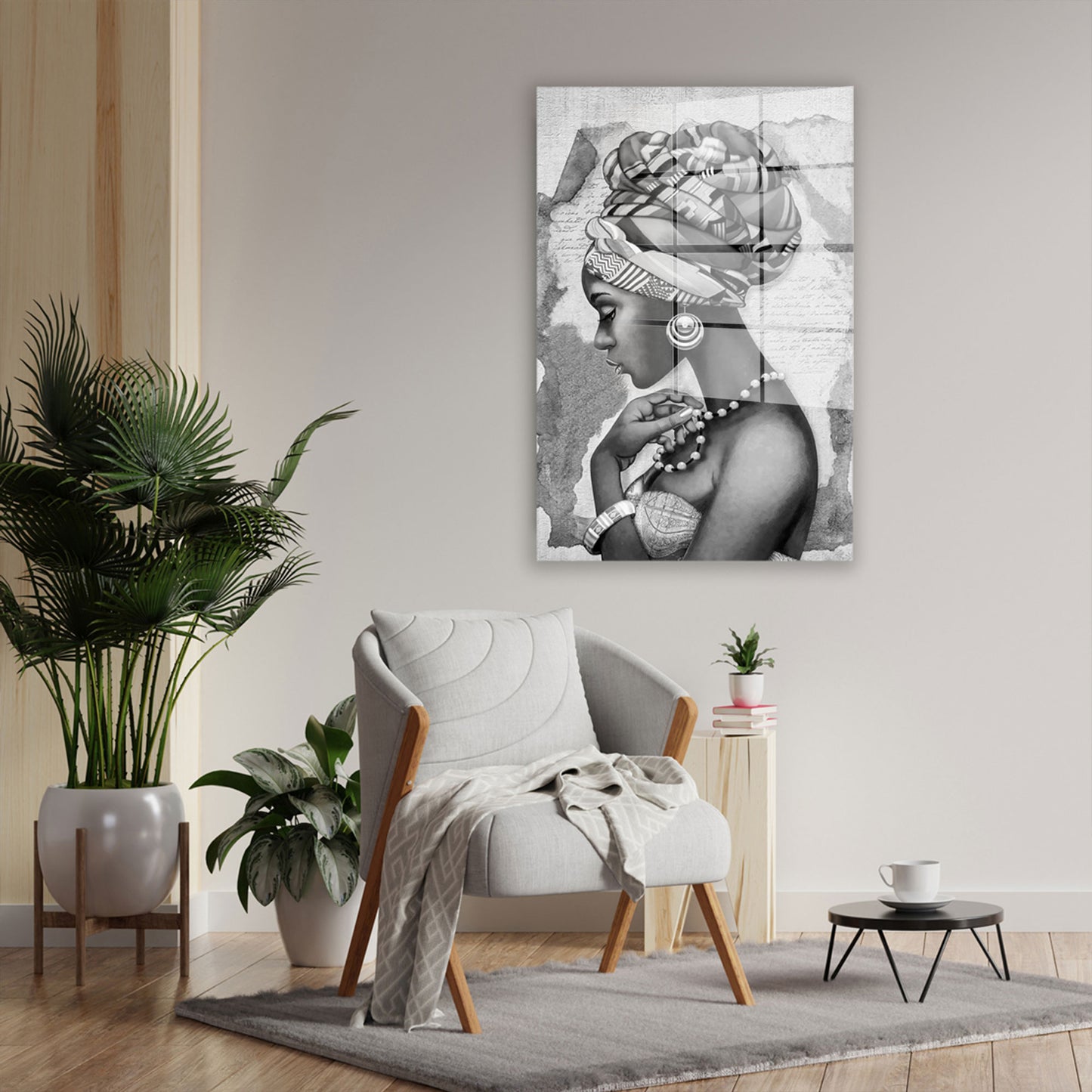 Beautiful African Women Acrylglasbild Wandbild Bild Wanddeko Wohnzimmer XL