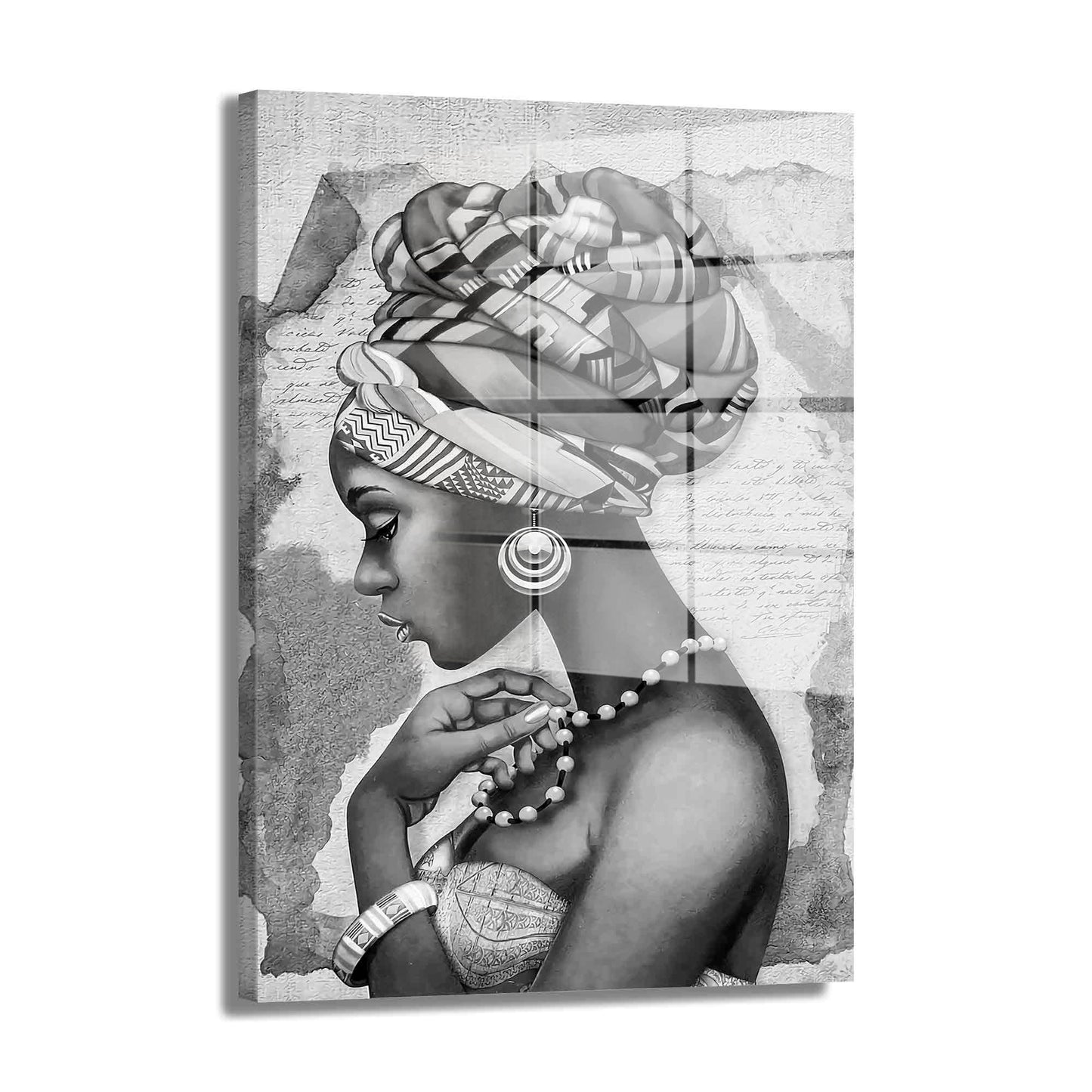 Beautiful African Women Acrylglasbild Wandbild Bild Wanddeko Wohnzimmer XL