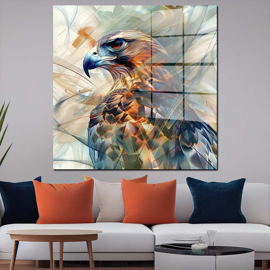 Majestätischer Adler Acrylglasbild Wandbild Bild Wanddeko Wohnzimmer XL