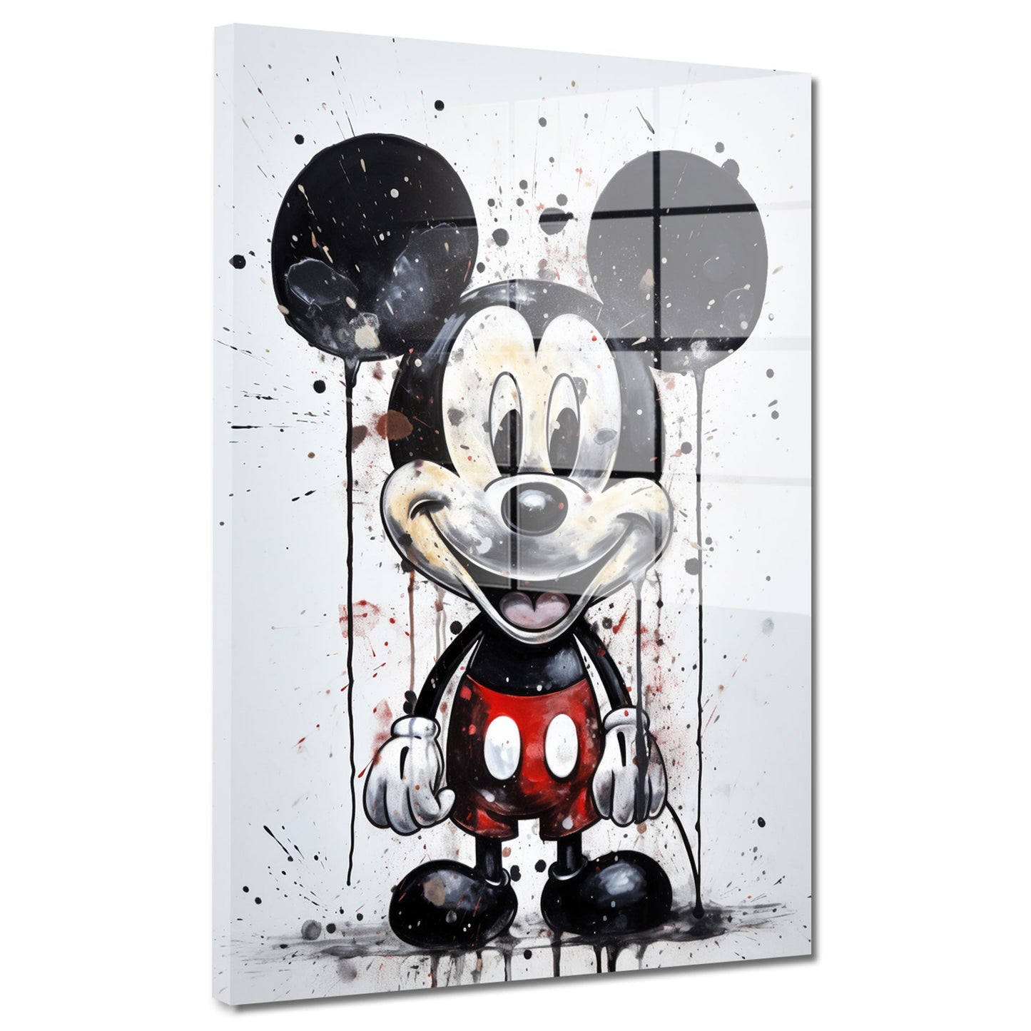 Maus Comic Pop Art Acrylglasbild Wandbild Bild Wanddeko Wohnzimmer XL