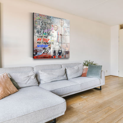 McQueen Legacy Acrylglasbild Wandbild Bild Wanddeko Wohnzimmer XL