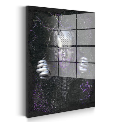 Metallfiguren Metallic Acrylglasbild Wandbild Bild Wanddeko Wohnzimmer XL