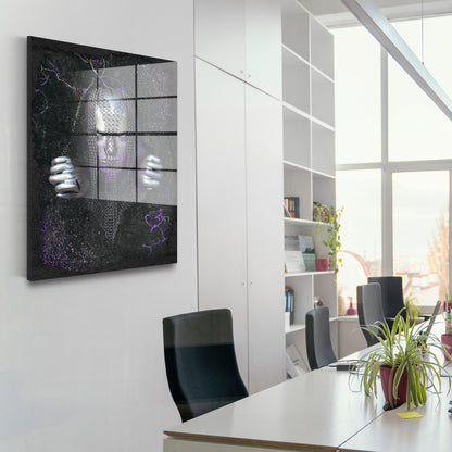 Metallfiguren Metallic Acrylglasbild Wandbild Bild Wanddeko Wohnzimmer XL