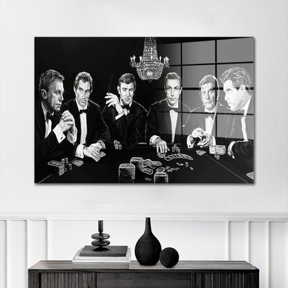 Modern Bond Family Style Kunst Acrylglasbild Wandbild Bild Wanddeko Wohnzimmer XL