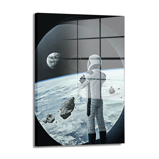 Weltall Space Raumschiff Acrylglasbild Wandbild Bild Wanddeko Wohnzimmer XL