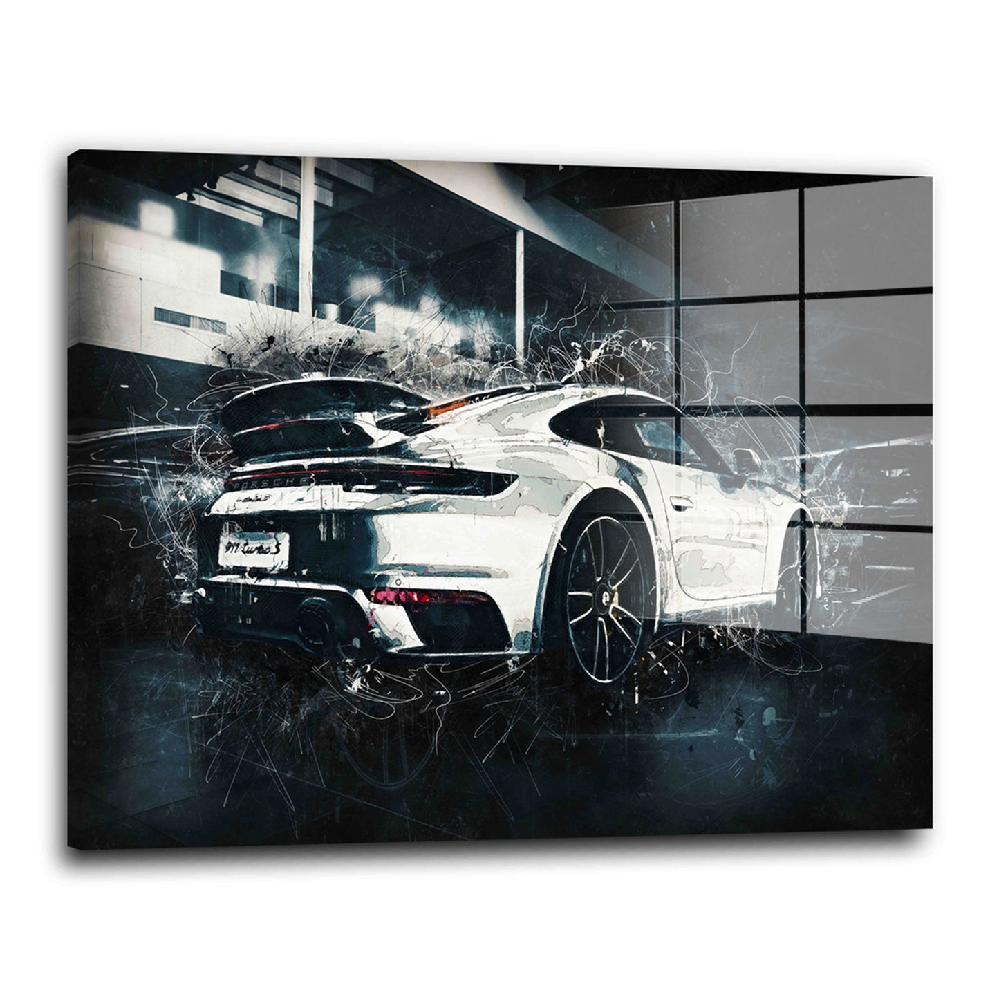 Sportwagen Dreams Acrylglasbild Wandbild Bild Wanddeko Wohnzimmer XL