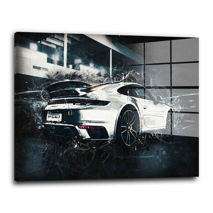 Sportwagen Dreams Acrylglasbild Wandbild Bild Wanddeko Wohnzimmer XL