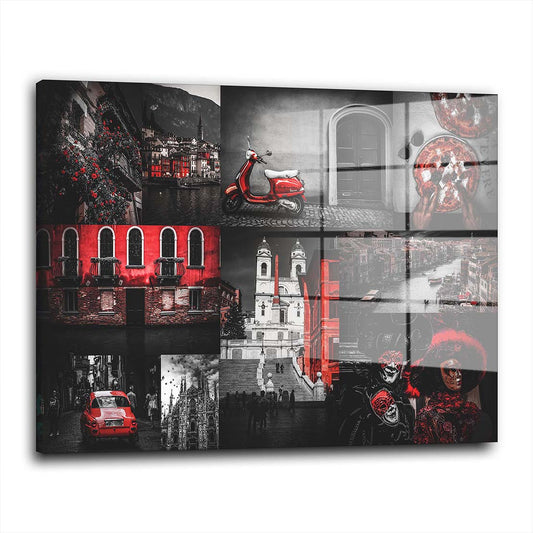 Stadt Rom Venedig Italien Acrylglasbild Wandbild Bild Wanddeko Wohnzimmer XL
