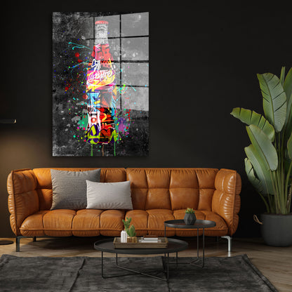 Street Art Cola Flasche Acrylglasbild Wandbild Bild Wanddeko Wohnzimmer XL