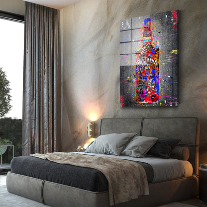 Street Art Whisky Acrylglasbild Wandbild Bild Wanddeko Wohnzimmer XL