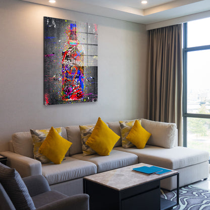 Street Art Whisky Acrylglasbild Wandbild Bild Wanddeko Wohnzimmer XL
