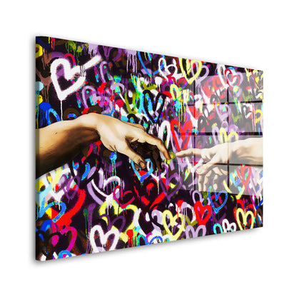 Touch Pop Art Style Acrylglasbild Wandbild Bild Wanddeko Wohnzimmer XL