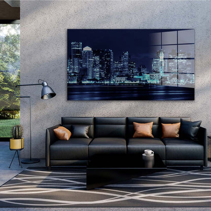 USA New York Manhattan Skyline Acrylglasbild Wandbild Bild Wanddeko XL