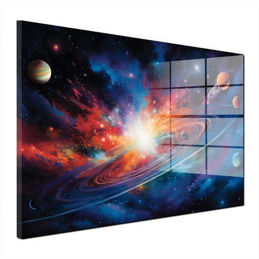 Universum Weltraum Acrylglasbild Wandbild Bild Wanddeko Wohnzimmer XL