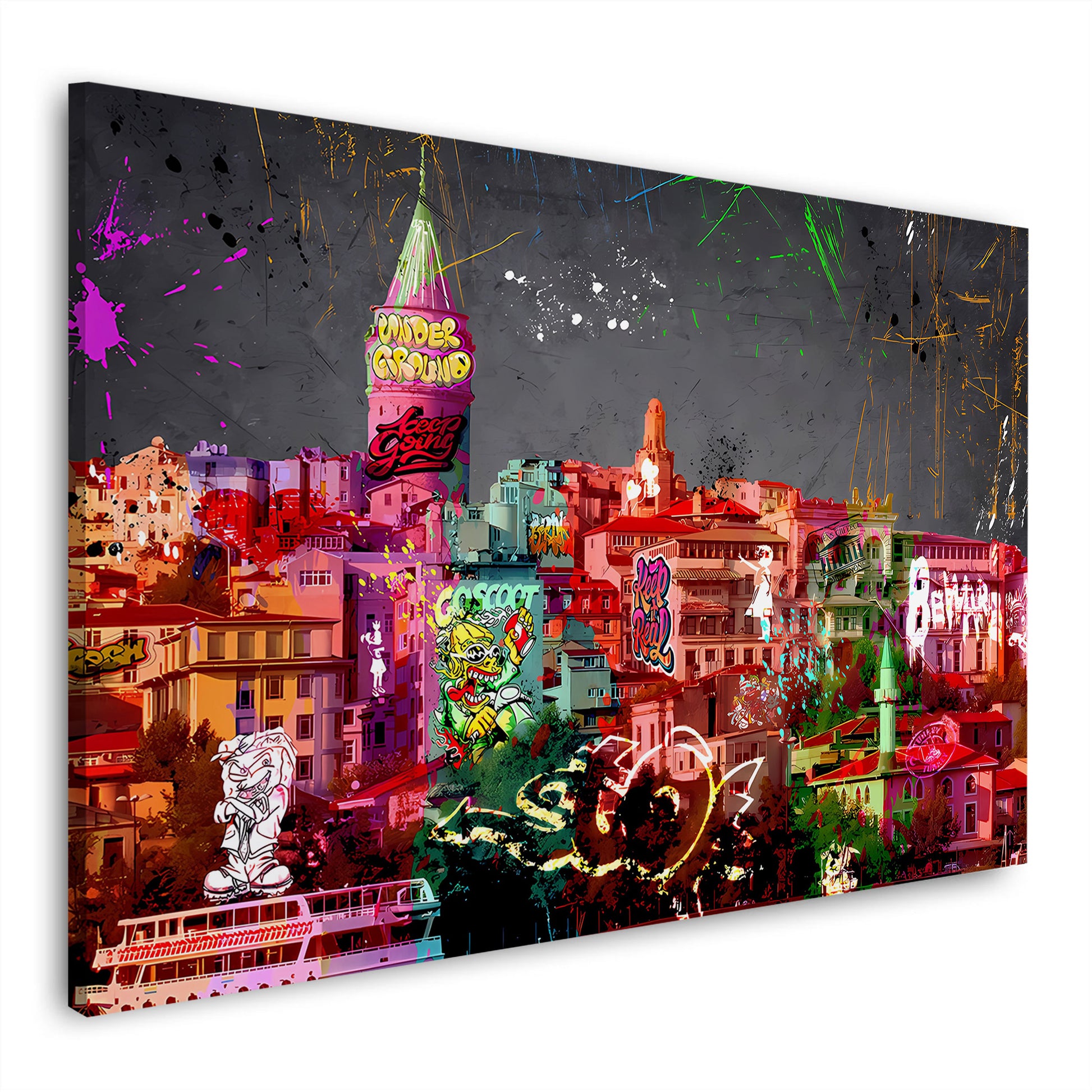 Exklusive Leinwandbilder von ARTEDinoi – Moderne & urbane Kunst für Wohnzimmer, Schlafzimmer & Büro.
