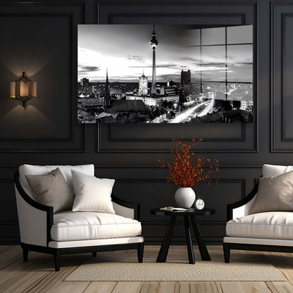 Berlin Skyline Fernsehturm Acrylglasbild Wandbild Bild Wanddeko Wohnzimmer XL