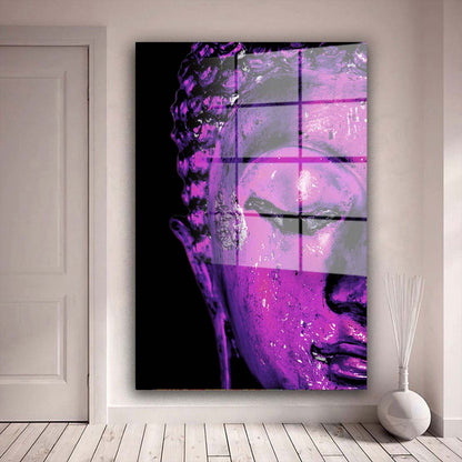 Buddha Colour Edition Acrylglasbild Wandbild Bild Wanddeko Wohnzimmer XL