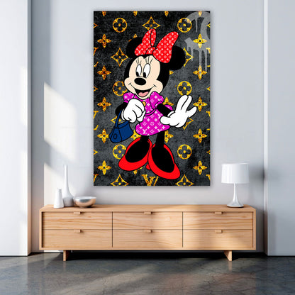 Mouse Pop Art Style Wandbild Leinwandbild Kunstdruck XL Wanddeko